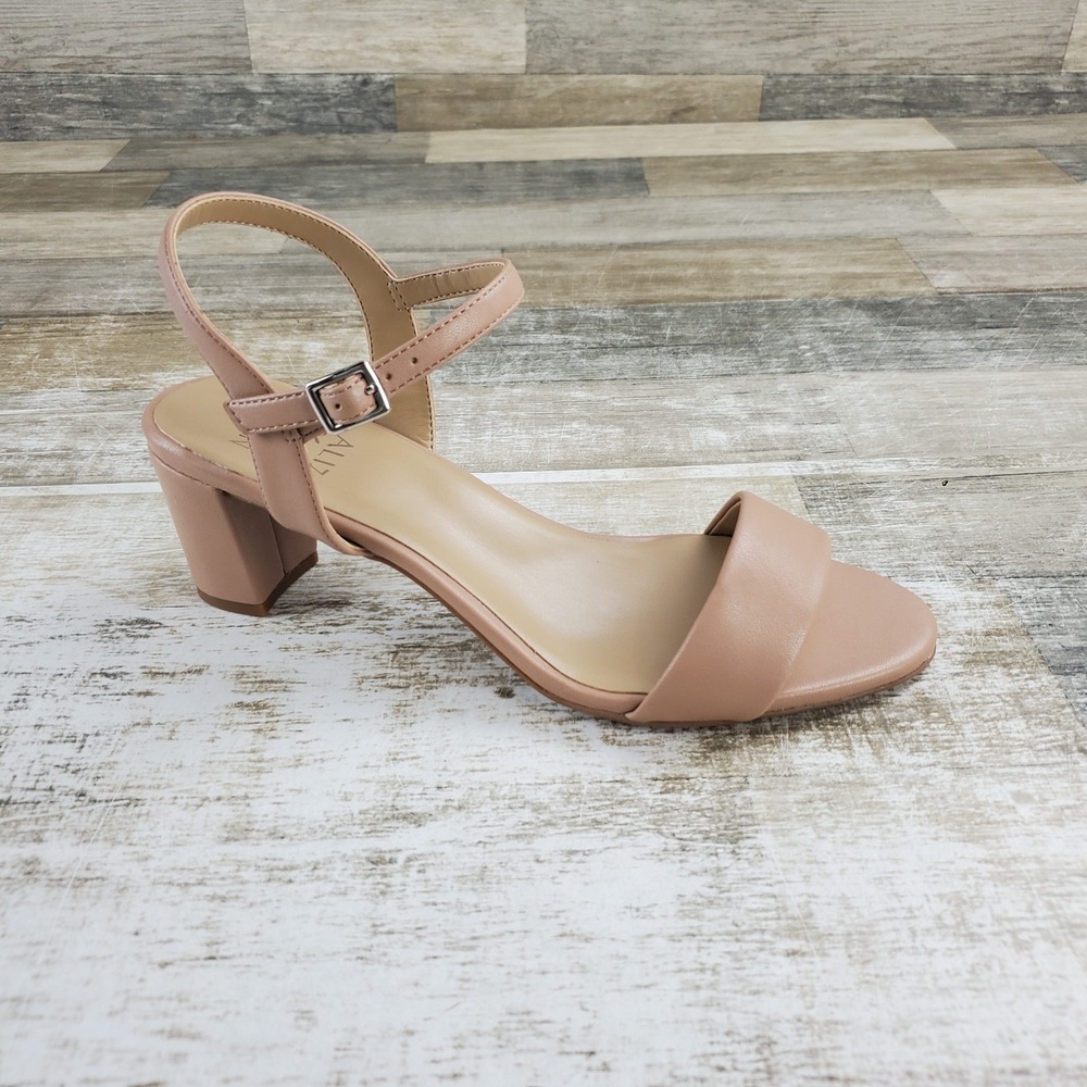 Naturalizer Bristol Womens Dress Sandals Sz 8.5 M Cremebrulee Faux Leather